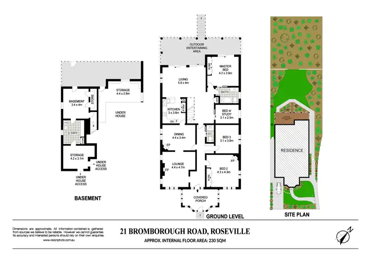 Floorplan of Homely house listing, 21 Bromborough Road, Roseville NSW 2069