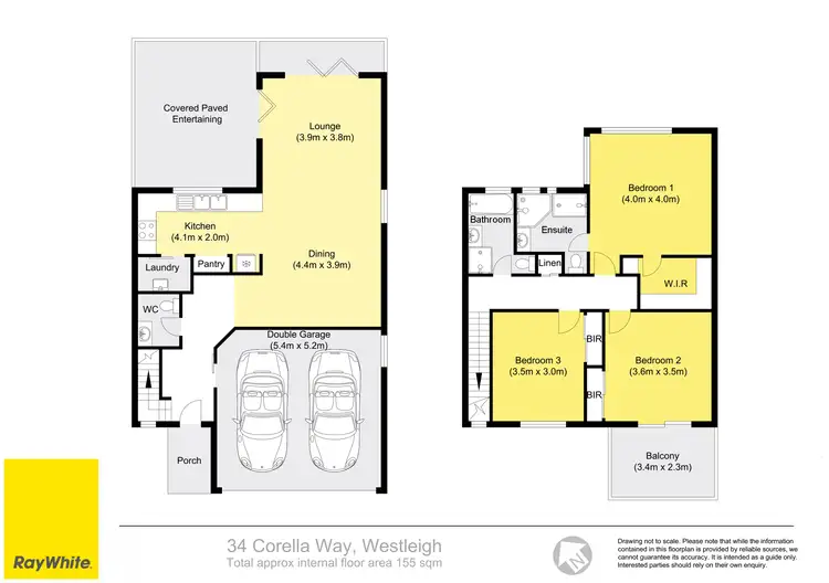 Floorplan of Homely house listing, 34 Corella Way, Westleigh NSW 2120