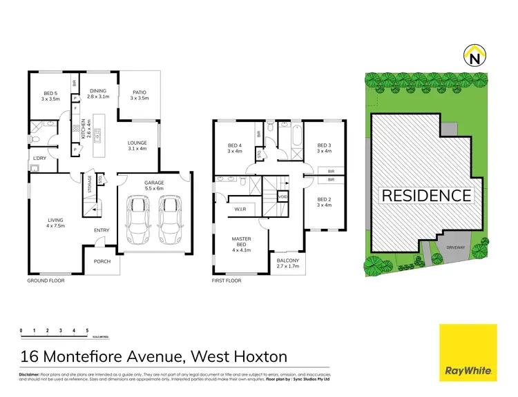 Floorplan of Homely house listing, 16 Montefiore Avenue, West Hoxton NSW 2171