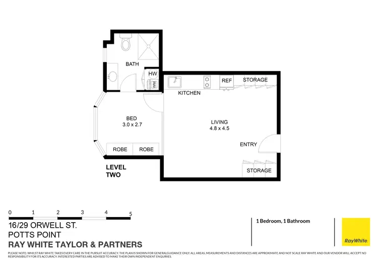 Floorplan of Homely apartment listing, 16/29 Orwell Street, Potts Point NSW 2011