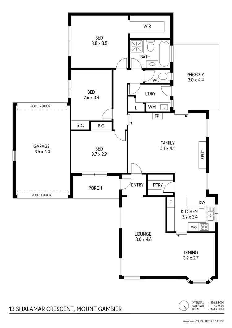 Floorplan of Homely house listing, 13 Shalamar Crescent, Mount Gambier SA 5290