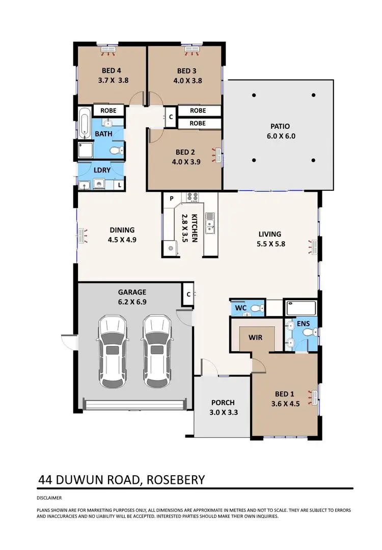 Floorplan of Homely house listing, 44 Duwun Road, Rosebery NT 832