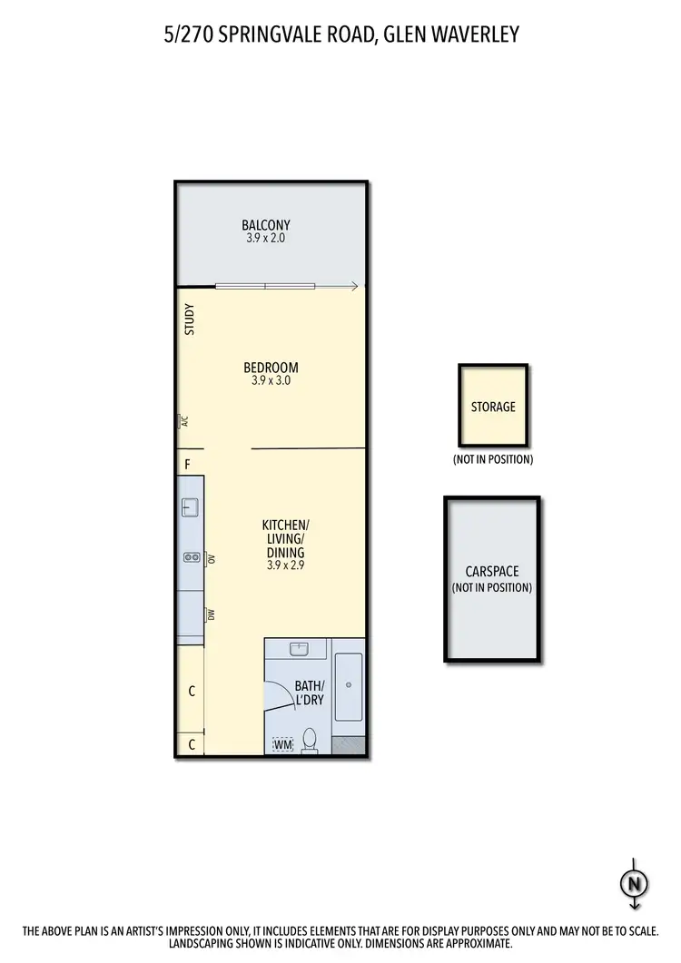 Floorplan of Homely apartment listing, 5/270 Springvale Road, Glen Waverley VIC 3150