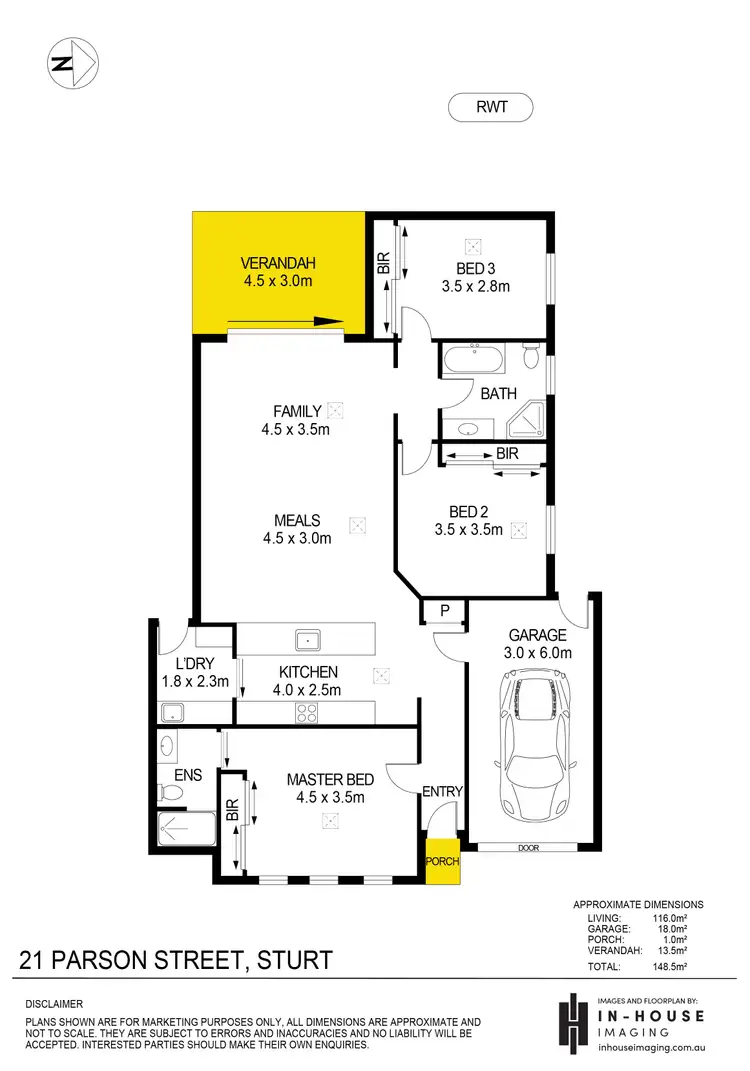 Floorplan of Homely house listing, 21 Parson Street, Sturt SA 5047