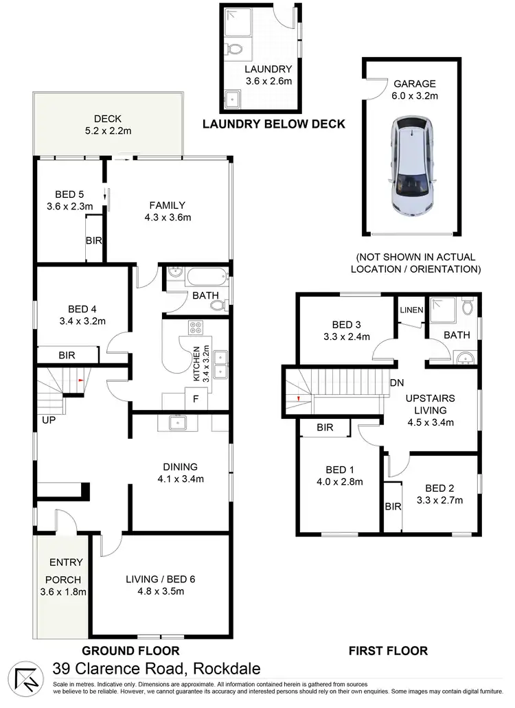 Floorplan of Homely house listing, 39 Clarence Road, Rockdale NSW 2216