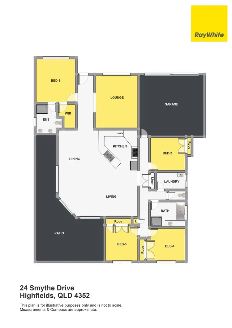 Floorplan of Homely house listing, 24 Smythe Drive, Highfields QLD 4352