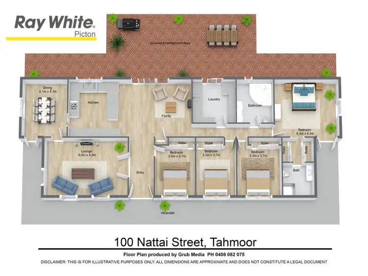 Floorplan of Homely house listing, 100 Nattai Street, Tahmoor NSW 2573