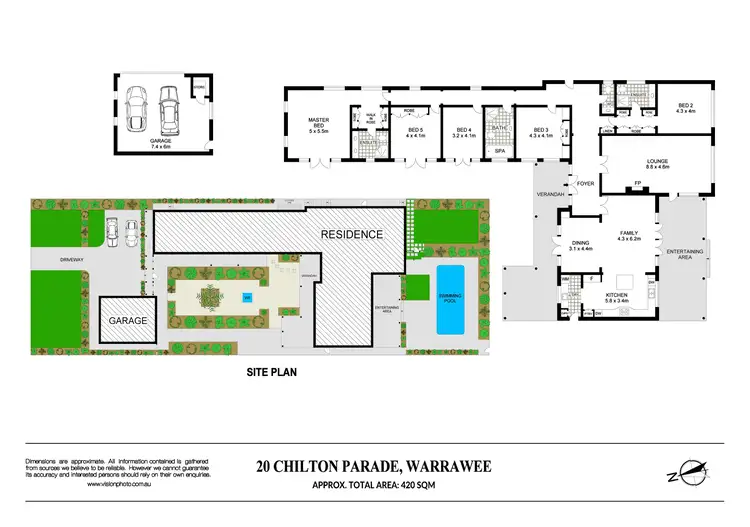 Floorplan of Homely house listing, 20 Chilton Parade, Warrawee NSW 2074