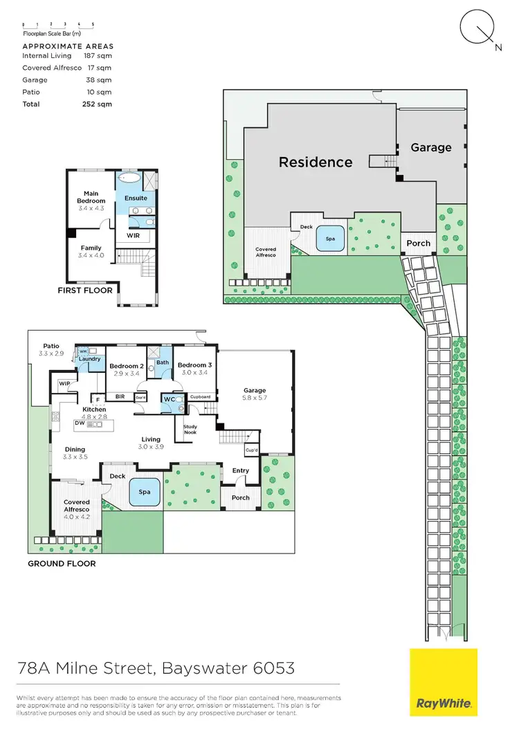 Floorplan of Homely house listing, 78A Milne Street, Bayswater WA 6053