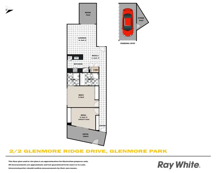 Floorplan of Homely unit listing, 2/2 Glenmore Ridge Drive, Glenmore Park NSW 2745