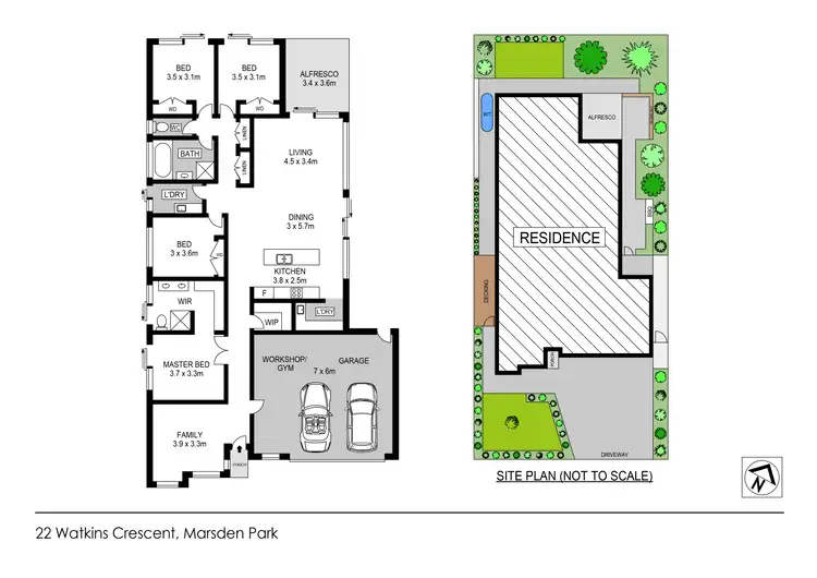 Floorplan of Homely house listing, 22 Watkin Crescent, Marsden Park NSW 2765