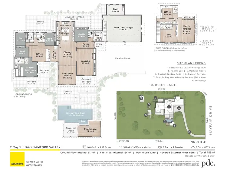 Floorplan of Homely house listing, 2 Mayfair Drive, Samford Valley QLD 4520