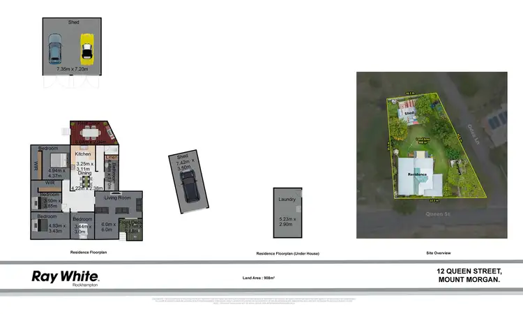 Floorplan of Homely house listing, 12 Queen Street, Mount Morgan QLD 4714