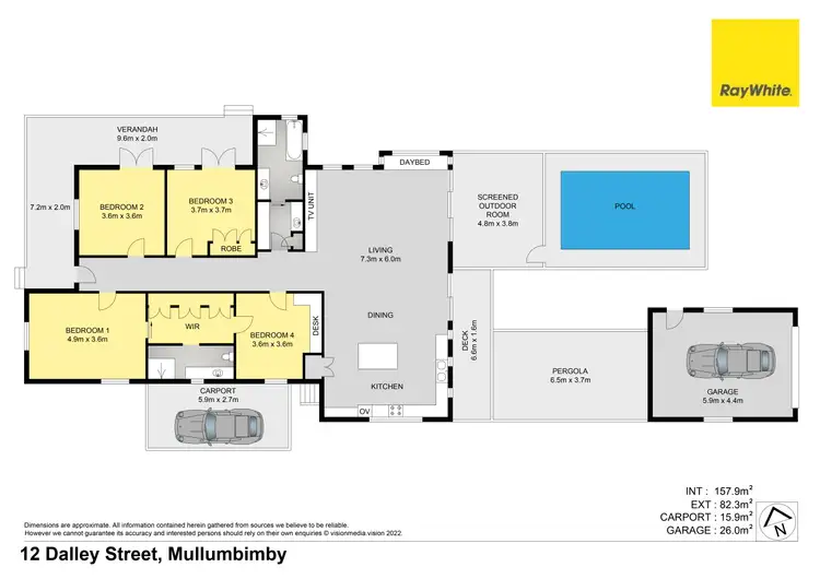 Floorplan of Homely house listing, 12 Dalley Street, Mullumbimby NSW 2482