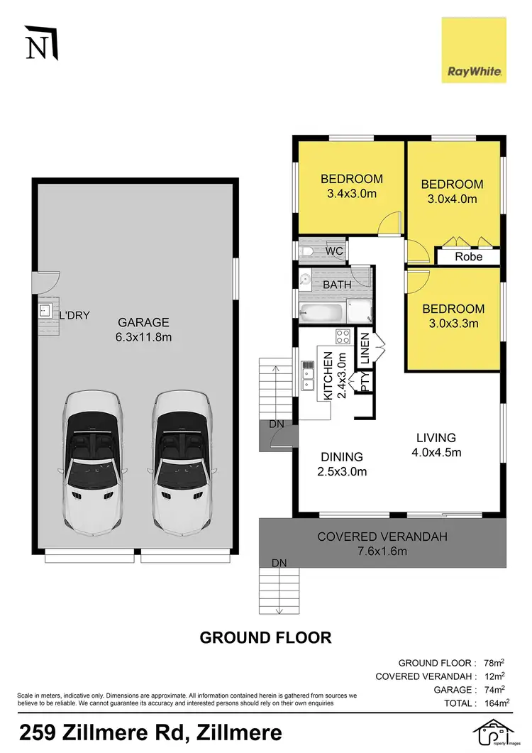 Floorplan of Homely house listing, 259 Zillmere Road, Zillmere QLD 4034