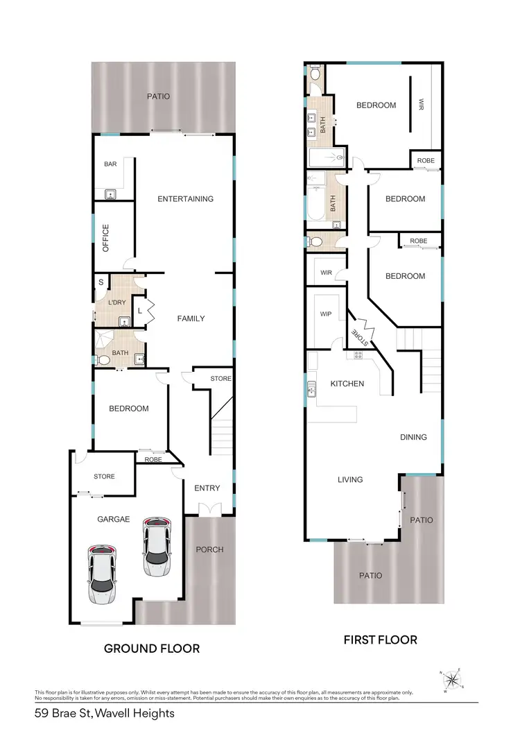 Floorplan of Homely house listing, 59 Brae Street, Wavell Heights QLD 4012
