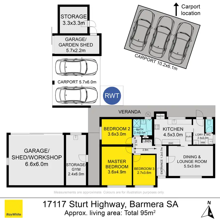 Floorplan of Homely house listing, 17117 Sturt Highway, Barmera SA 5345