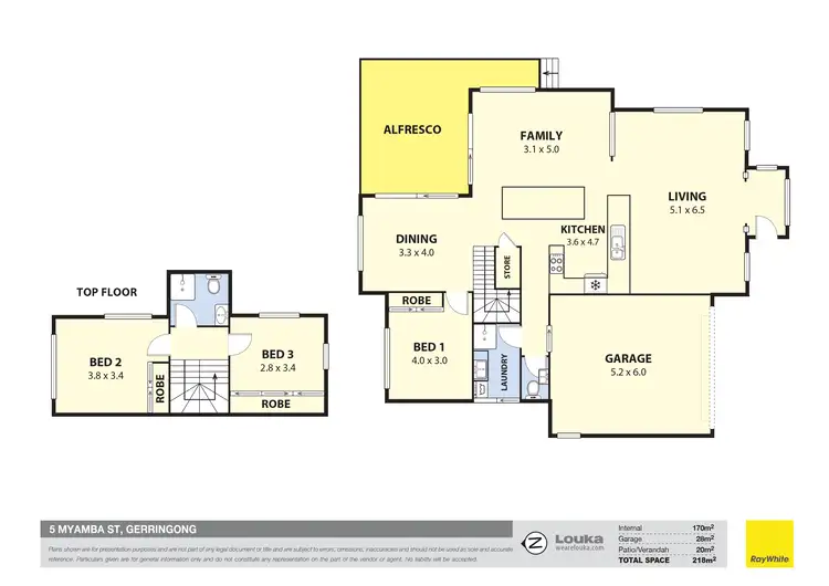 Floorplan of Homely house listing, 5 Myamba Street, Gerringong NSW 2534