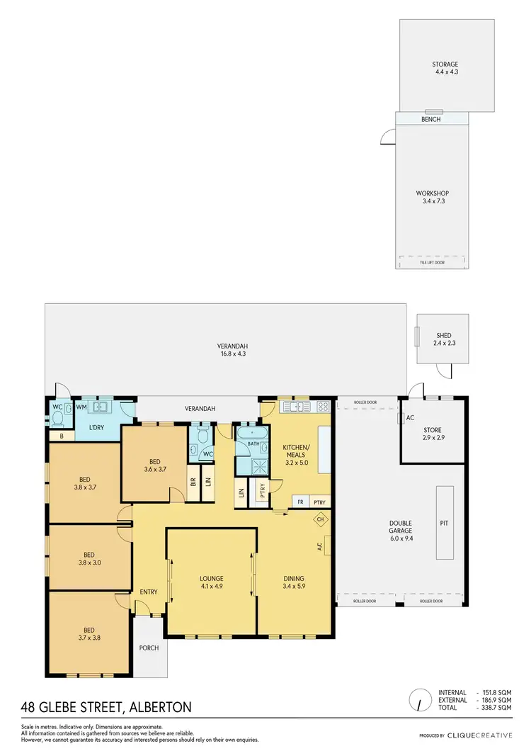 Floorplan of Homely house listing, 48 Glebe Street, Alberton SA 5014