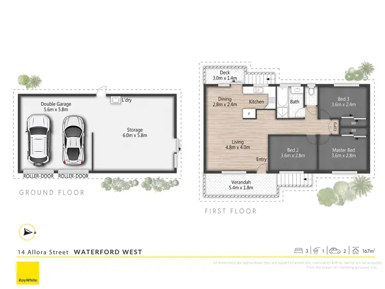 Floorplan of Homely house listing, 14 Allora Street, Waterford West QLD 4133