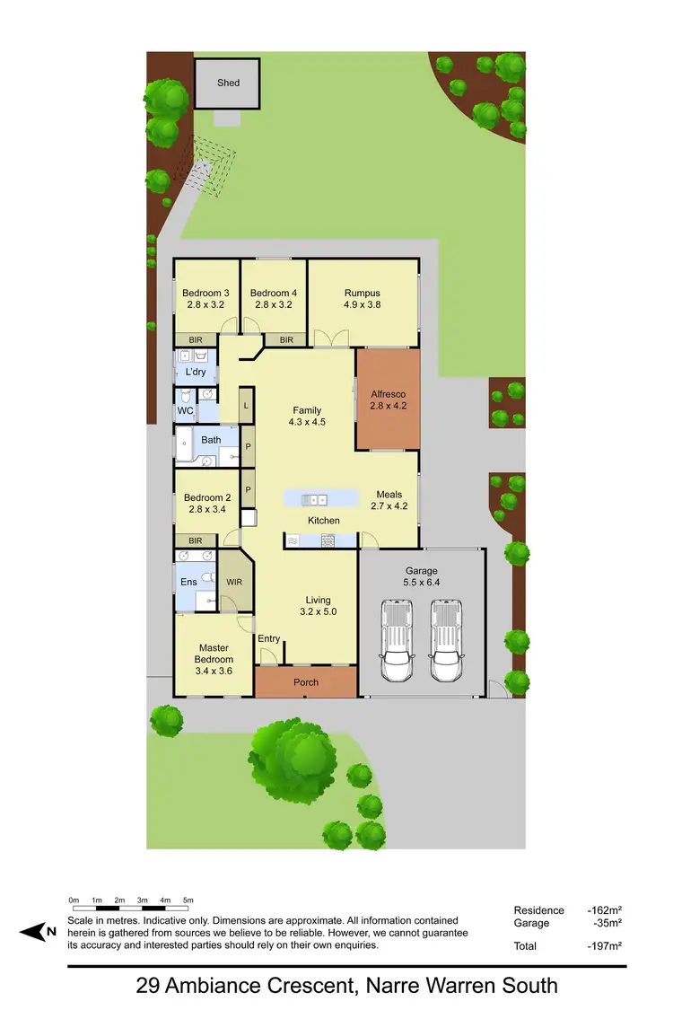 Floorplan of Homely house listing, 29 Ambiance Crescent, Narre Warren South VIC 3805