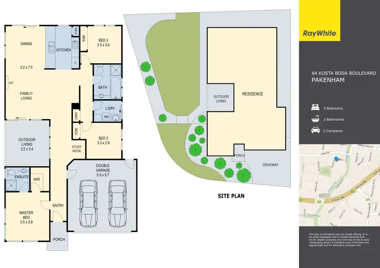 Floorplan of Homely house listing, 64 Kosta Boda Boulevard, Pakenham VIC 3810