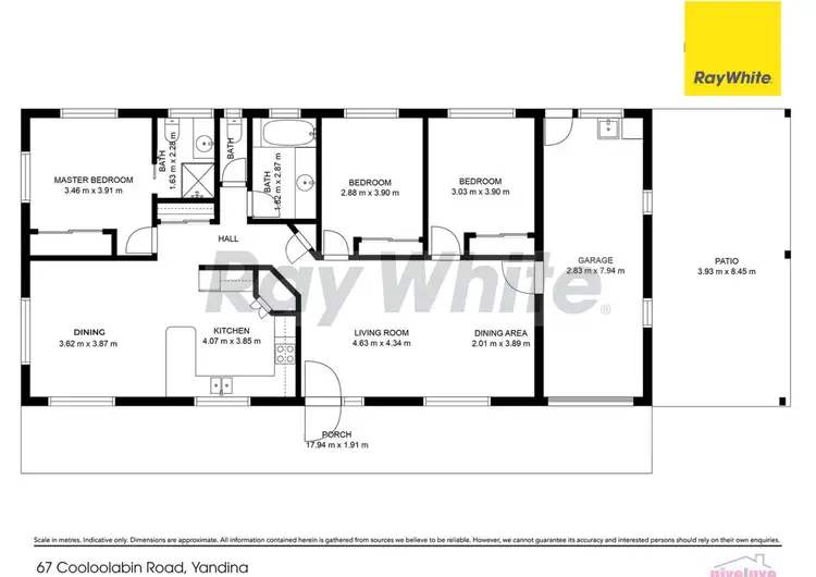 Floorplan of Homely house listing, 67 Cooloolabin Road, Yandina QLD 4561