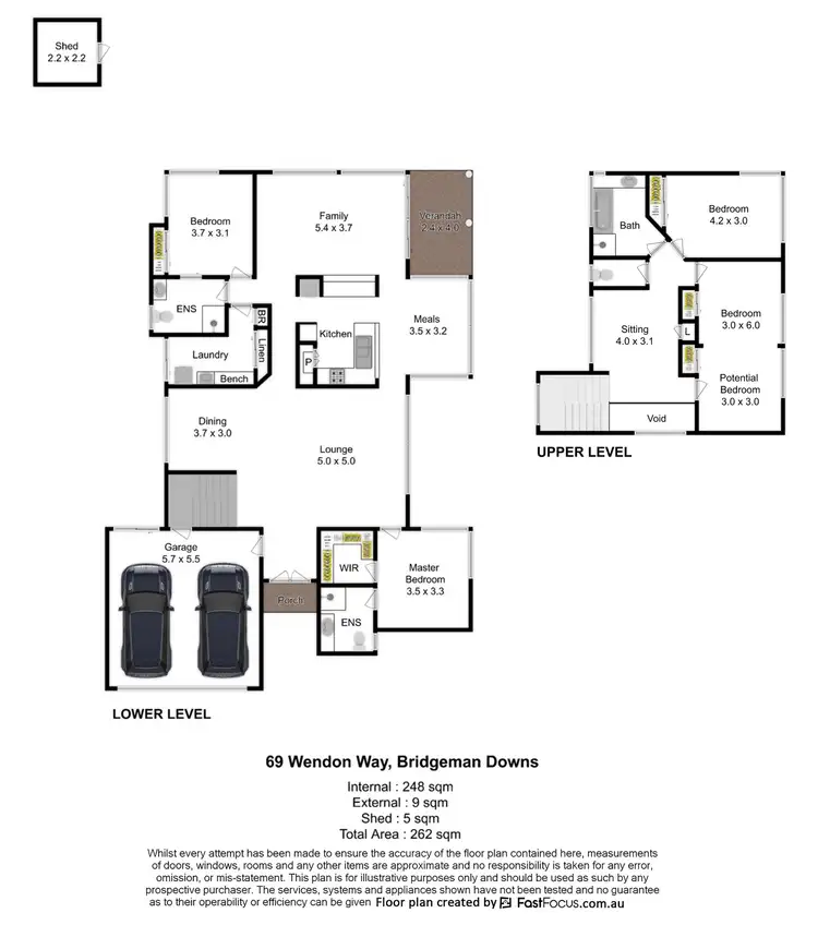 Floorplan of Homely house listing, 69 Wendon Way, Bridgeman Downs QLD 4035