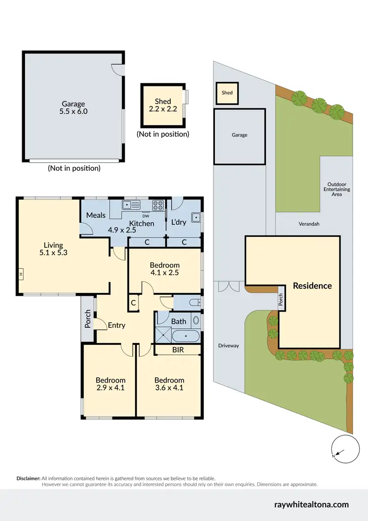 Floorplan of Homely house listing, 4 Pollard Court, Altona VIC 3018