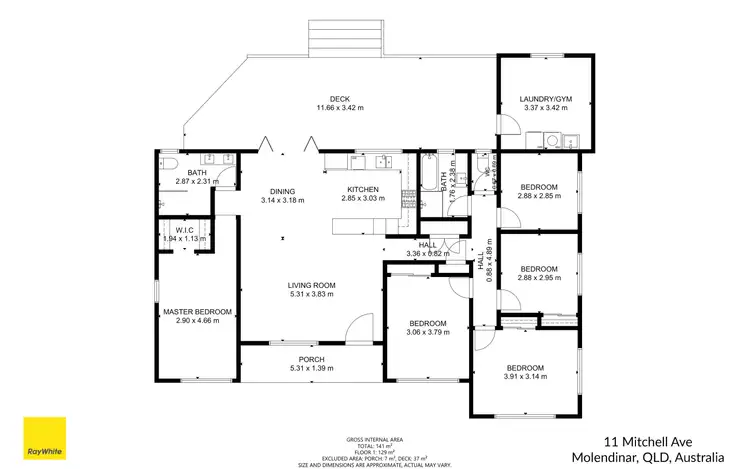 Floorplan of Homely house listing, 11 Mitchell Avenue, Molendinar QLD 4214