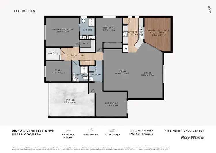 Floorplan of Homely house listing, 99/40 Riverbrooke Drive, Upper Coomera QLD 4209