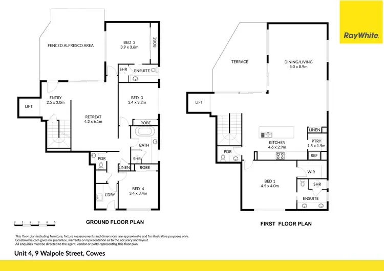 Floorplan of Homely house listing, 4/9 Walpole Street, Cowes VIC 3922