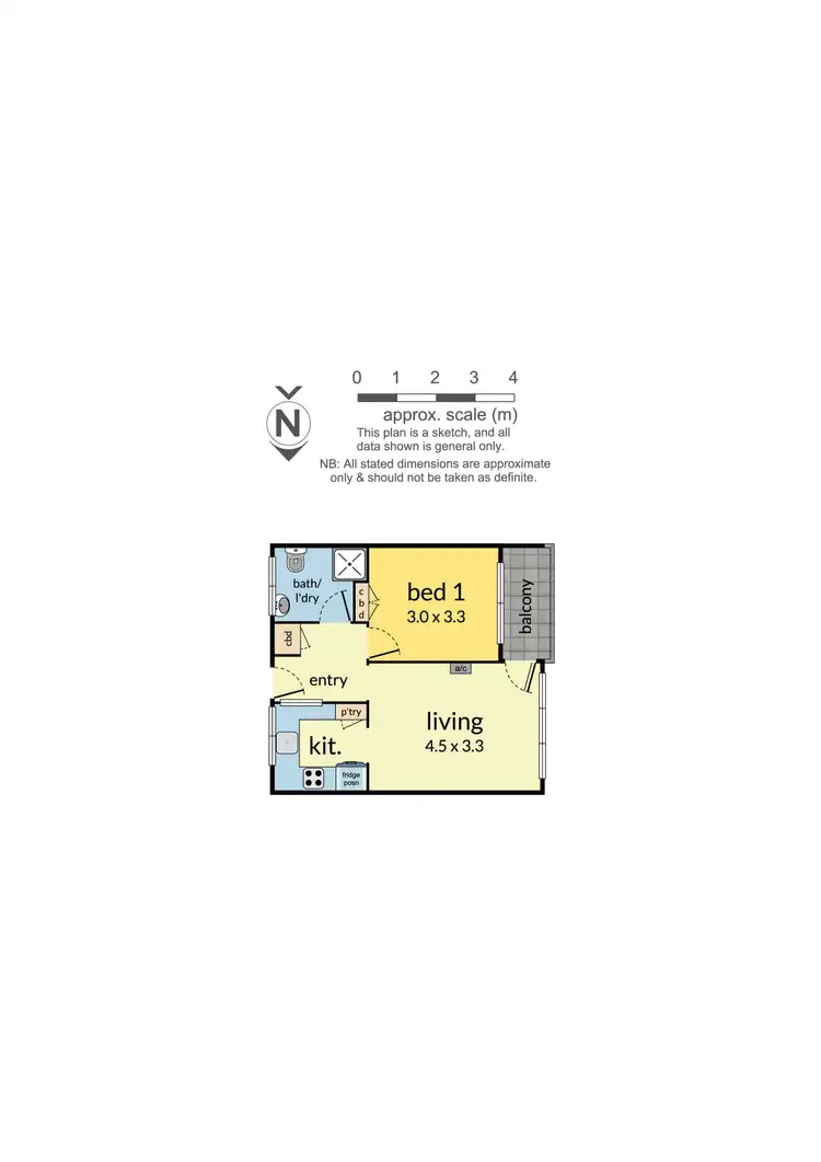 Floorplan of Homely apartment listing, 12/76A Campbell Road, Hawthorn East VIC 3123