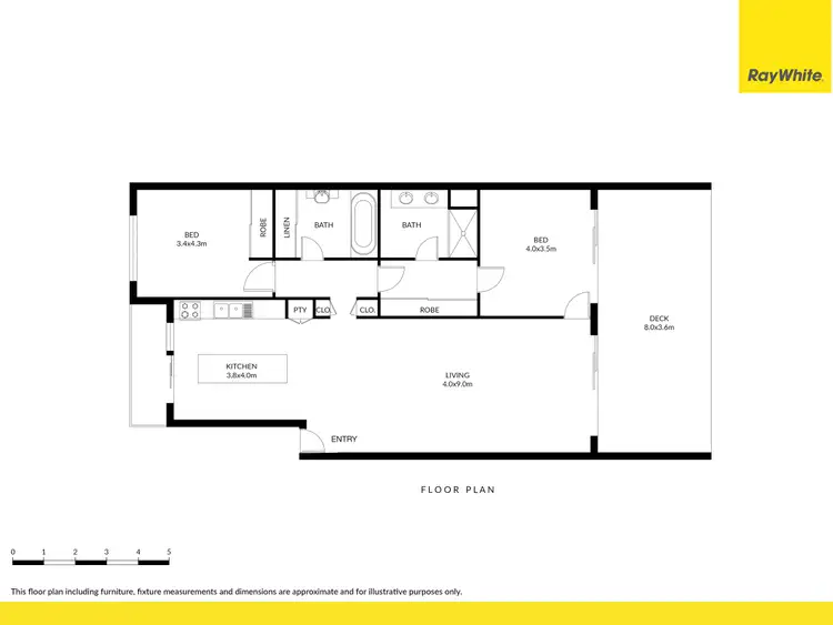 Floorplan of Homely unit listing, 233/16 Waterline Crescent, Bulimba QLD 4171