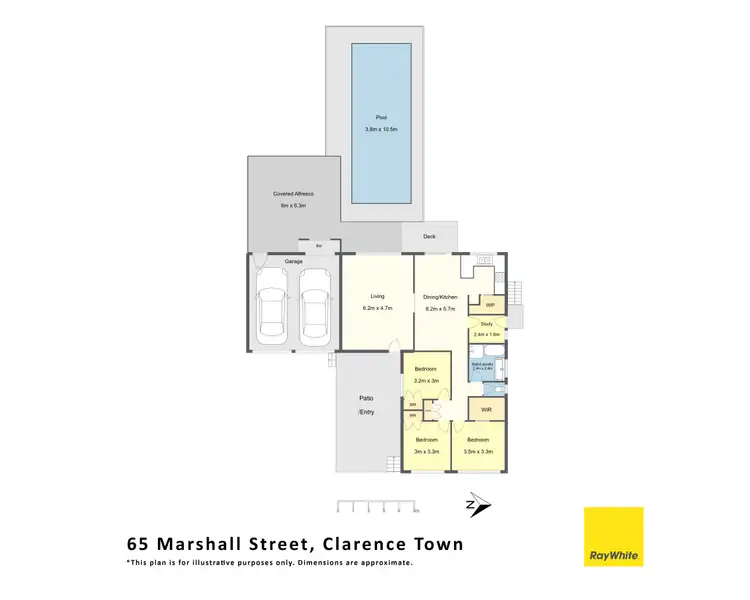 Floorplan of Homely house listing, 65 Marshall Street, Clarence Town NSW 2321