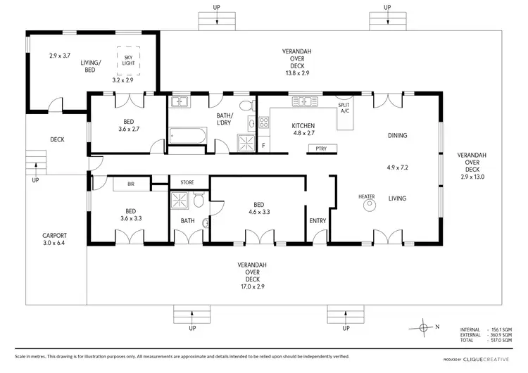 Floorplan of Homely house listing, 1007 Terlinga Road, Tungkillo SA 5236