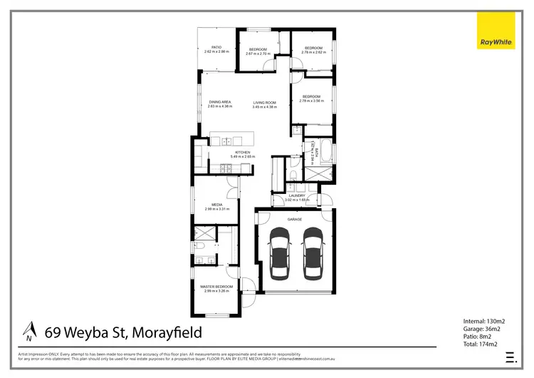 Floorplan of Homely house listing, 69 Weyba Street, Morayfield QLD 4506