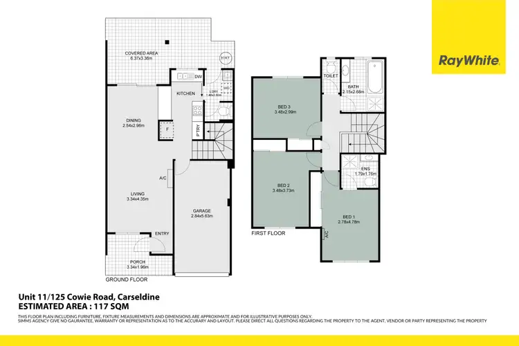 Floorplan of Homely townhouse listing, 11/125 Cowie Road, Carseldine QLD 4034