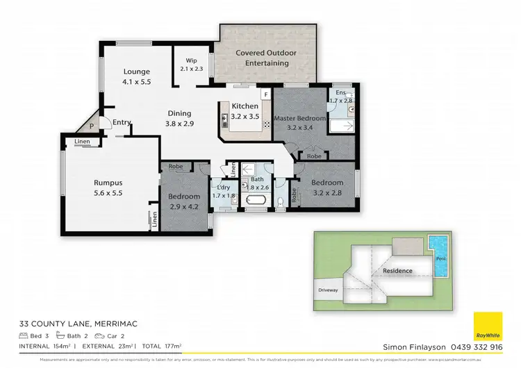 Floorplan of Homely house listing, 33 County Lane, Merrimac QLD 4226