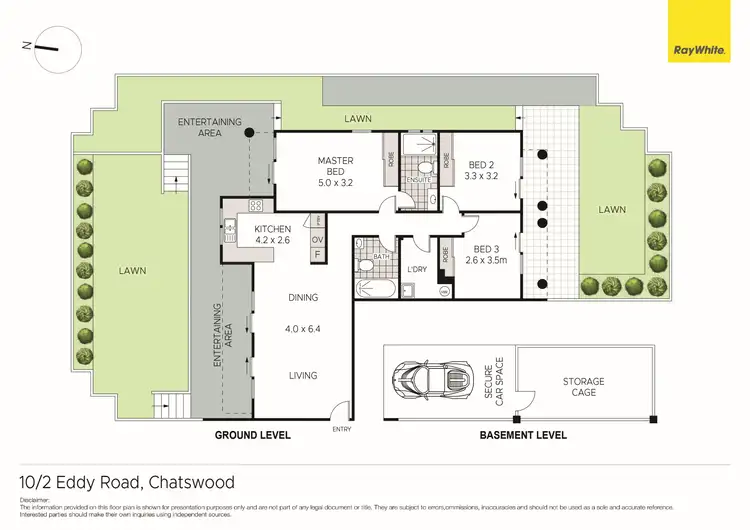 Floorplan of Homely unit listing, 10/2 Eddy Road, Chatswood NSW 2067