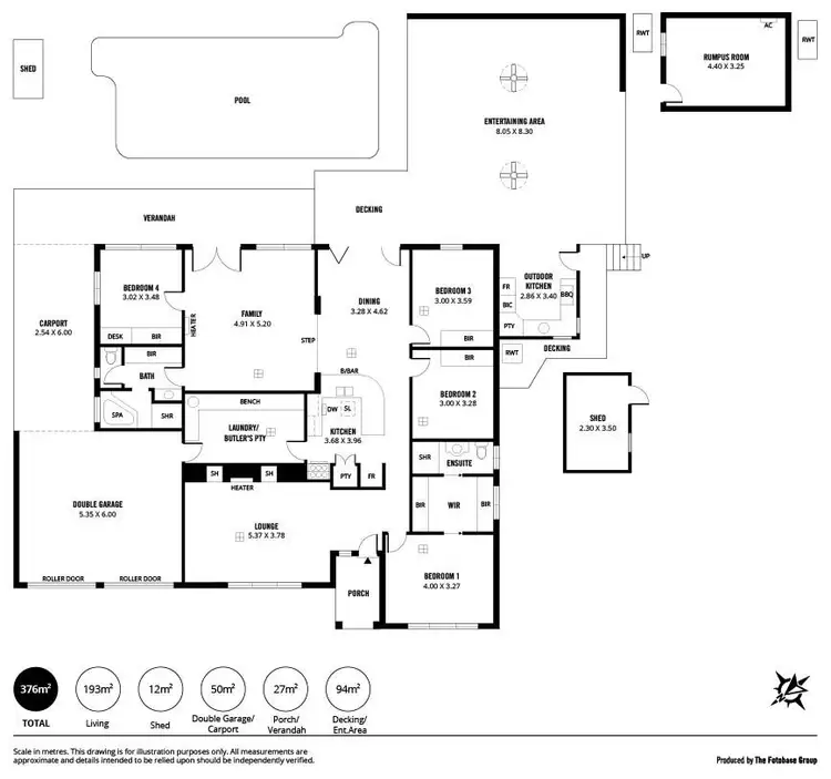 Floorplan of Homely house listing, 12 Narina Way, Aberfoyle Park SA 5159