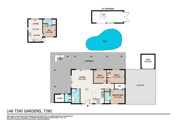 Floorplan of Homely house listing, 146 Tiwi Gardens, Tiwi NT 810