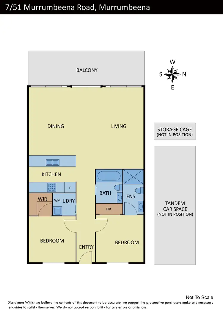 Floorplan of Homely apartment listing, 7/51 Murrumbeena Road, Murrumbeena VIC 3163