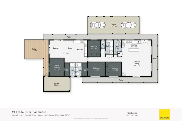 Floorplan of Homely house listing, 24 Freda Street, Ashmore QLD 4214