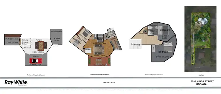 Floorplan of Homely house listing, 379A Hinds Street, Koongal QLD 4701