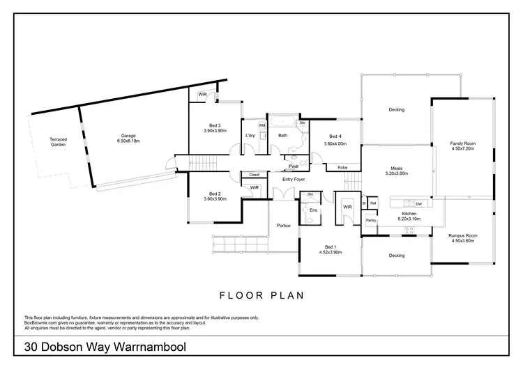 Floorplan of Homely house listing, 30 Dobson Way, Warrnambool VIC 3280