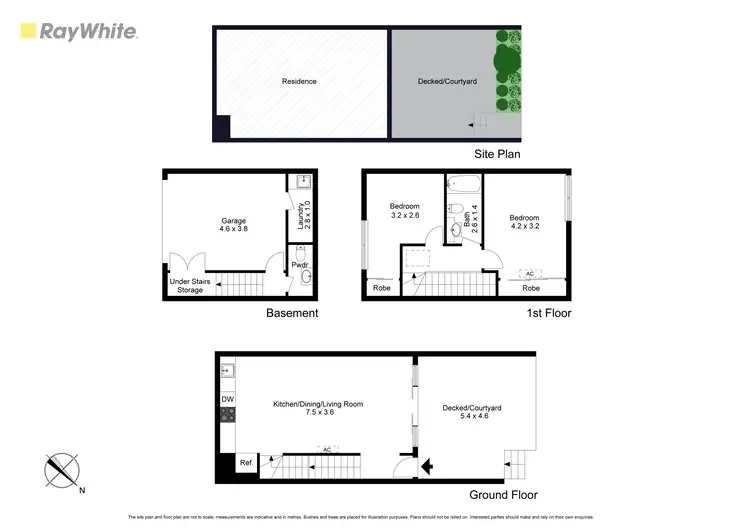 Floorplan of Homely townhouse listing, 4/425 Warrigal Road, Burwood VIC 3125