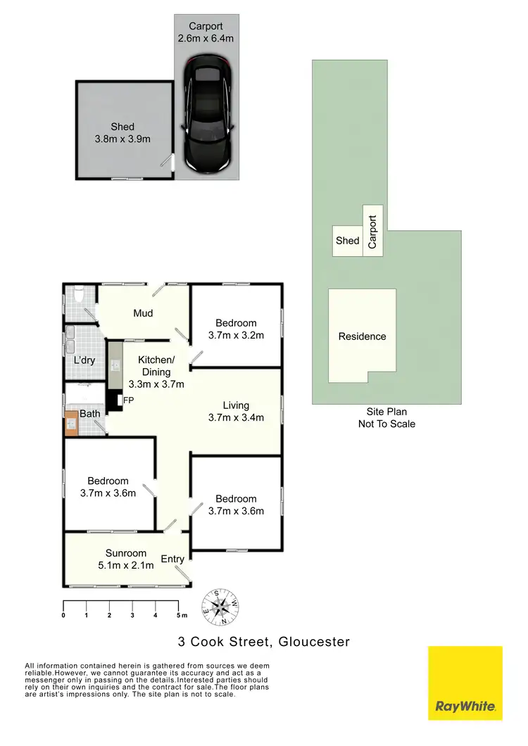 Floorplan of Homely house listing, 3 Cook Street, Gloucester NSW 2422