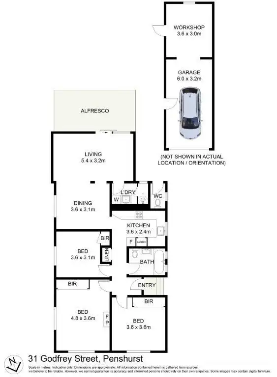 Floorplan of Homely house listing, 31 Godfrey Street, Penshurst NSW 2222