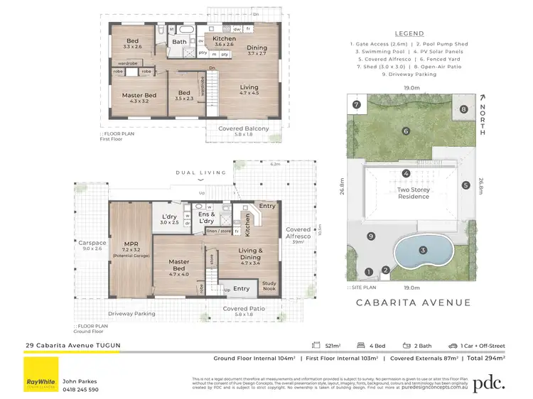 Floorplan of Homely house listing, 29 Cabarita Avenue, Tugun QLD 4224